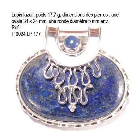 P 0025 Lapis lazuli 17,7 grammes