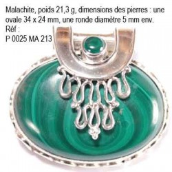 P 0025 Malachite 21,3 grammes