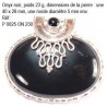 P 0025 Onyx noir 23,0 grammes