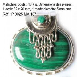 P 0025 Malachite 18,7 grammes