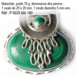 P 0025 Malachite 19,0 grammes