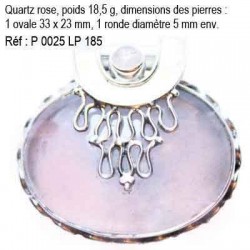 P 0025 Quartz rose 18,5 grammes