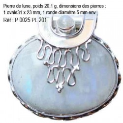 P 0025 Pierre de lune 20,1 grammes