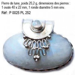 P 0025 Pierre de lune 25,2 grammes