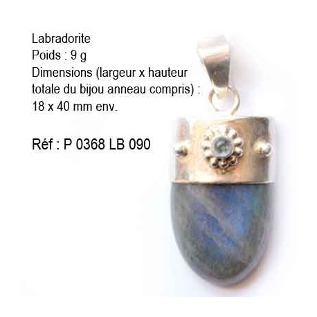 P 0368 Labradorite 09,0 grammes