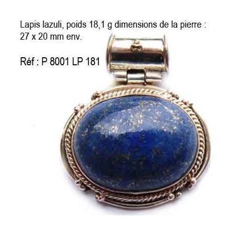 P 8001 Lapis lazuli 18,1 grammes