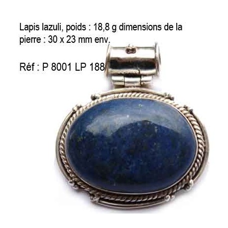 P 8001 Lapis lazuli 18,8 grammes
