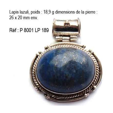 P 8001 Lapis lazuli 18,9 grammes