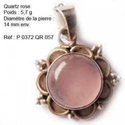 P 0372 Quartz rose 5,7 grammes 