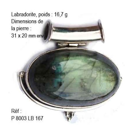 P 8003 Labradorite 16,7 grammes