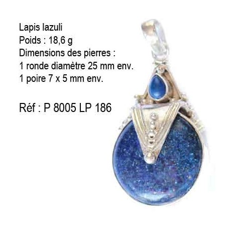 P 8005 Lapis lazuli 18,6 grammes