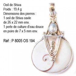P 8005 Oeil de Shiva 19,4 grammes