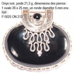P 0025 Onyx noir 21,3 grammes